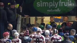 TUNNEL SHEMOZZLE AT THE END OF SLAUGHTNEIL V CUSHENDALL 2024 ULSTER CLUB HURLING SEMIFINAL [upl. by Annoynek]