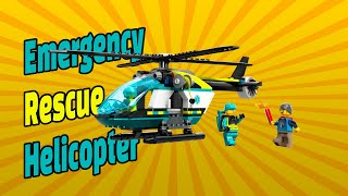 LEGO® City Emergency Rescue Helicopter  60405  Stop Motion [upl. by Amairam11]