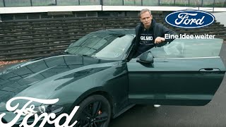 Matthias Malmedie gibt dem Ford Mustang BULLITT die Sporen  Ford Deutschland [upl. by Eeuqram30]