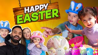 HAPPY EASTER VLOG WITH ABBEYS FAMILY 🎉Noah amp Hazels Egg Hunt [upl. by Annahoj]