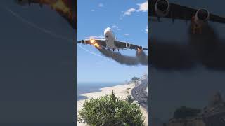 Airbus A380 crashes into ridge engine explodes and catches fire [upl. by Imena]