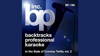 Hello Darlin Karaoke With Background Vocals In the Style of Conway Twitty [upl. by Alphonse]