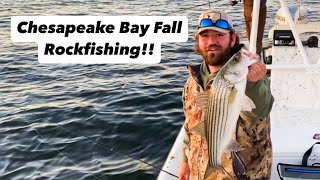 Fall Rockfishing On The Chesapeake Bay [upl. by Iren]