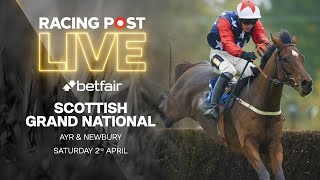 Scottish Grand National  Ayr amp Newbury  Racing Post Live [upl. by Varuag]