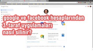 Google ve Facebook hesaplarınızdan 3 taraf uygulamalarını silmek [upl. by Ydnih]