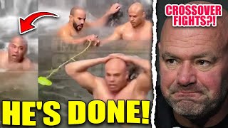 UFC fighter saves Ali Abdelaziz from DROWNING in Hawaii Dana White RESPONDS to Alex Pereira [upl. by Novart402]