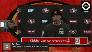 Kyle Shanahan With The Worse News Ever The Reaction [upl. by Sudnak335]