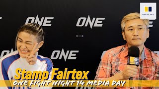 Stamp Fairtex previews Ham Seo Hee title fight talks emotional meeting with Angela Lee [upl. by Suqram650]