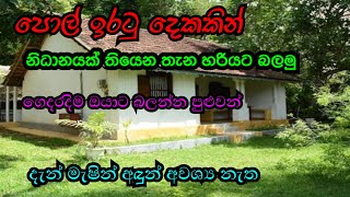 පොල් ඉරටු කෑලි දෙකකින් නිධානයක් තියෙන තැන හරියටම බලමු gihan productions 🇱🇰 nidan [upl. by Aneehsram]