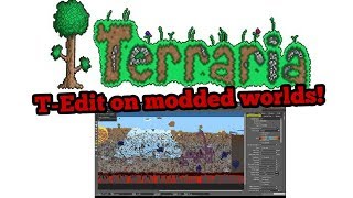 Using Tedit on modded worlds  Terraria Read description [upl. by Gertrude419]