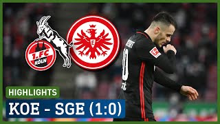 Highlights 1 FC Köln – Eintracht Frankfurt 10  1 Bundesliga  23 Spieltag [upl. by Sophia]