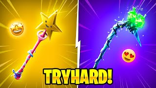 10 MELHORES PICARETAS MAIS TRYHARDS DO FORTNITE Sweaty Pickaxes [upl. by Fidelia]