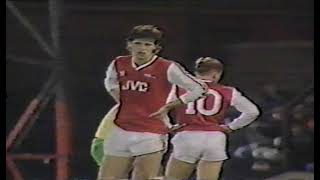 Norwich City 11 Arsenal 198687 [upl. by Vachil]