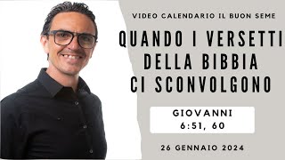 26 GENNAIO 2024 Calendario cristiano IL BUON SEME [upl. by Raoul113]