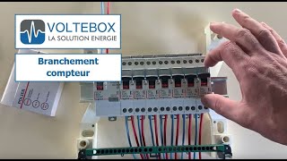 Comment brancher un compteur ou sous compteur électrique modulaire monophasé [upl. by Jaunita977]