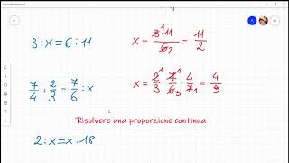 Risolvere una proporzione [upl. by Jo]