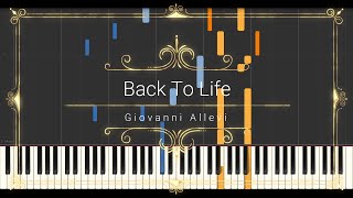 Giovanni Allevi  Back To Life  Synthesia Sheet Music MIDI [upl. by Killion]