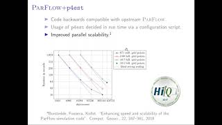 EoCoE webinar  Paving the way to AMR groundwater simulations with Parflowp4est Jose A Fonseca [upl. by Arihsay]