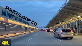 Chicago  South Loop to Midway AirPort  November30 2023 [upl. by Kralc]