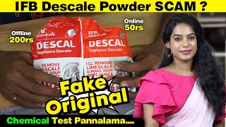 IFB Washing machine descale powder scam  Fake Vs Original  Tamil [upl. by Aniluap837]