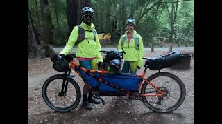 Pacific Coast bicycle tour 2022 Pfeiffer Big Sur State Park to limekiln campground [upl. by Knitter]