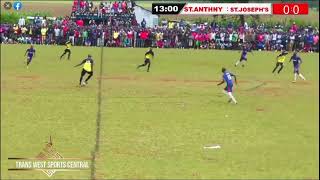 Gregory Junior with a brace for StAnthonys Boys journeytorwanda secondaryschoolsgames [upl. by Ymled]