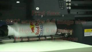 Mimaki UJF3042 Rotary Inkjet Printer [upl. by Livingstone]