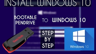 How to install windows 10 by making bootable pendrive Step By Step [upl. by Gavini290]