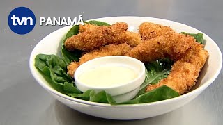 Receta  Deditos de pollo con salsa alioli  TVN Panamá [upl. by Congdon456]