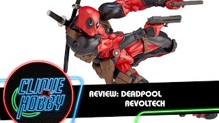 Review DEADPOOL Revoltech Action figure PT BR [upl. by Nosnej993]