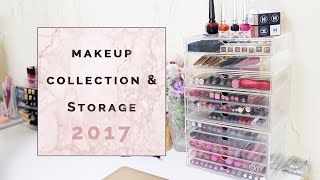 2017 化妝品收藏 及 收納 Makeup Collection amp Storage  Bethni Y [upl. by Auston]