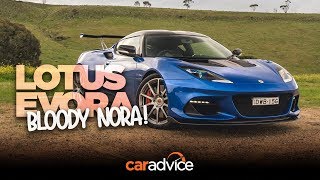 2018 Lotus Evora GT430 review Evocative Evora [upl. by Nanreik]