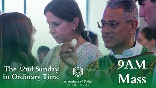 912024  9AM Mass at St Anthony of Padua Catholic Church [upl. by Bullard589]