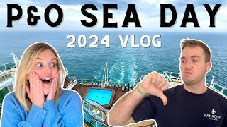 WORST CRUISE WEVE EVER TRIED PampO Sea Day Vlog 2024 [upl. by Rolland]