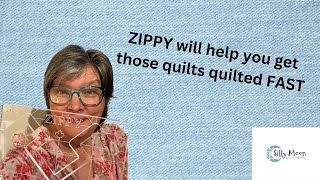 Using our Zippyquot ruler to create amazing designs Free Ruler Quilting Demo [upl. by Nicoline]