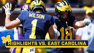 East Carolina at Michigan  Extended Highlights  Big Ten Football  Sept 2 2023 [upl. by Atiuqaj108]