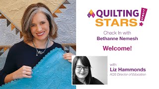 6 AQS Quilting Stars with Bethanne Nemesh [upl. by Pernick]