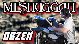 Meshuggah  Obzen nasty intro  DRUM COVER [upl. by Enellek]