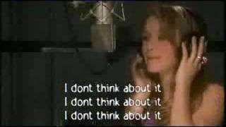 Emily Osment  I dont think about it  lyrics [upl. by Ardnasac875]