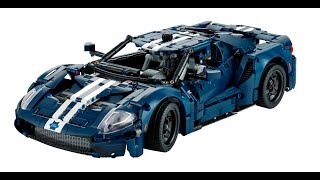 LEGO 42154 2022 Ford GT Speed Build [upl. by Noryb]