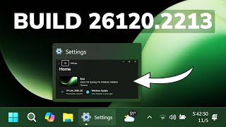 New Windows 11 Build 261202213 – New Taskbar Change Start Menu File Explorer and Fixes Dev [upl. by Cioffred285]