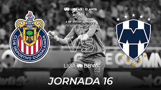 Resumen  Chivas vs Rayados  Liga BBVA MX  Apertura 2022  Jornada 10 [upl. by Neely727]