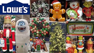 Lowes  A Look At Beautiful Christmas Decor amp Trees 2024 [upl. by Ninel]