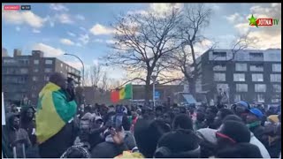 Manifestation des Sénégalais du Canada ET NEW YORK [upl. by Kcirderf]