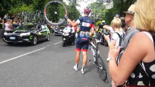 Le Tour De France 2014  Stage 2 Huddersfield Road HOLMFIRTH  Best Footage with crash [upl. by Natala824]