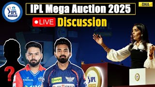 IPL Auction 2025 Live IPL Mega Auction Live Discussion amp Analysis I IPL 2025 I RCB I CSK I MI I KKR [upl. by Diraj]