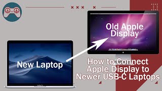 How to connect Apple Cinema Display with newer USBC MacBook Pro 2016 [upl. by Mulloy]