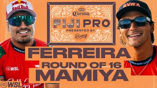 Italo Ferreira vs Barron Mamiya  Corona Fiji Pro presented by Bonsoy 2024  Round Of 16 [upl. by Gerdeen]