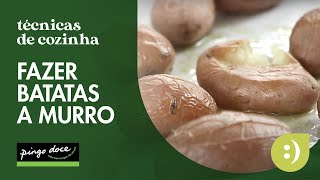 Como fazer batatas a murro  Técnicas de Cozinha  Pingo Doce [upl. by Bastien]