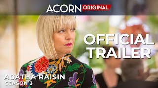 Acorn TV Original  Agatha Raisin Season 3  Official Trailer [upl. by Brenn]